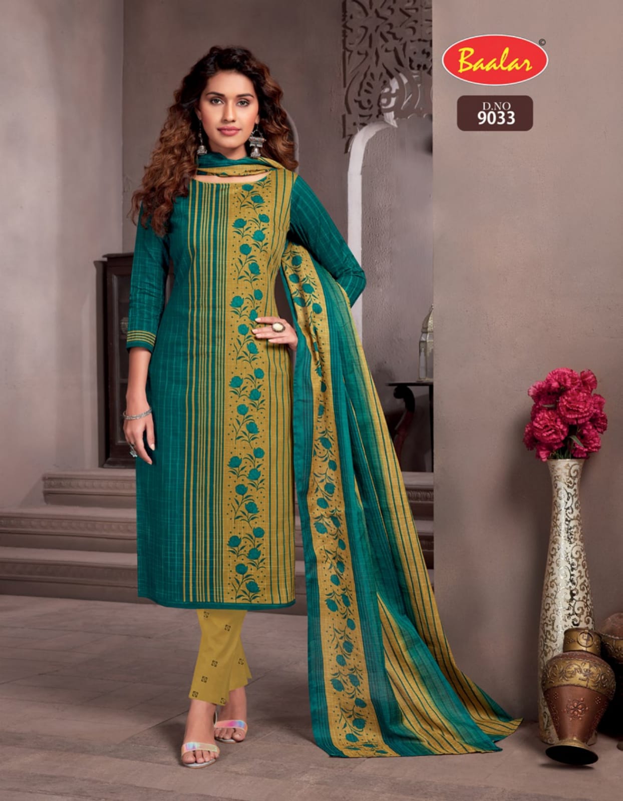 Baalaz Zara 9 Ready Made Regular Wear Cotton Printed Dress Collection